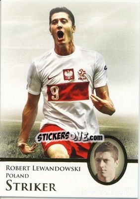 Sticker Robert Lewandowski - World Football UNIQUE 2013 n. 84 - Futera