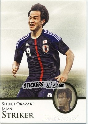 Cromo Shinji Okazaki - World Football UNIQUE 2013 - Futera