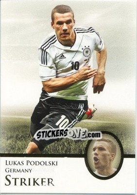 Sticker Lukas Podolski - World Football UNIQUE 2013 - Futera