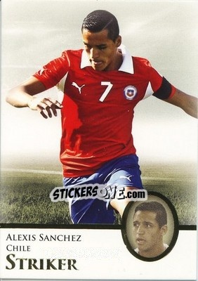 Cromo Alexis Sanchez - World Football UNIQUE 2013 - Futera