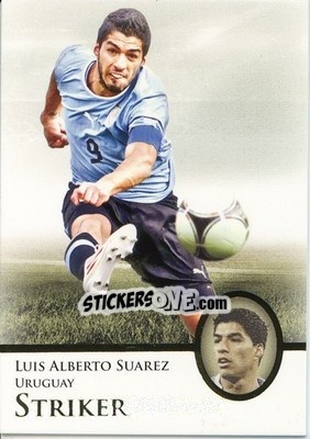 Sticker Luis Alberto Suarez - World Football UNIQUE 2013 n. 89 - Futera