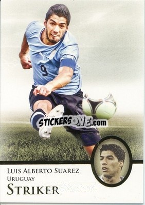 Sticker Luis Alberto Suarez - World Football UNIQUE 2013 n. 89p - Futera