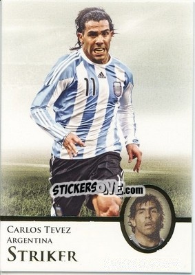 Sticker Carlos Tevez - World Football UNIQUE 2013 - Futera