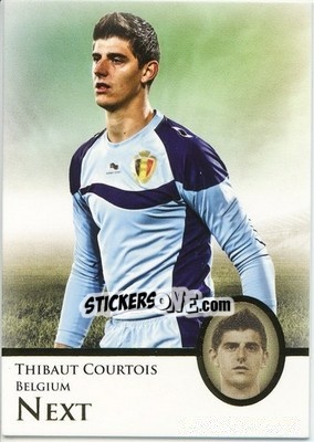 Sticker Thibaut Courtois - World Football UNIQUE 2013 - Futera