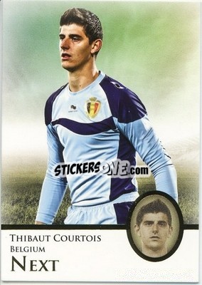Sticker Thibaut Courtois - World Football UNIQUE 2013 n. 92P - Futera