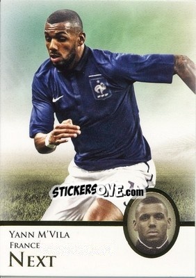 Sticker Yann M'Vila - World Football UNIQUE 2013 - Futera