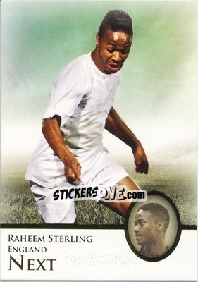Sticker Raheem Sterling - World Football UNIQUE 2013 n. 98 - Futera