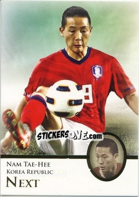 Cromo Nam Tae-Hee - World Football UNIQUE 2013 - Futera