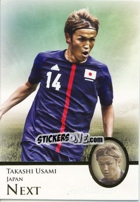Sticker Takashi Usami - World Football UNIQUE 2013 n. 100 - Futera