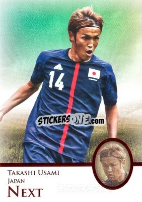 Sticker Takashi Usami - World Football UNIQUE 2013 n. 100p - Futera