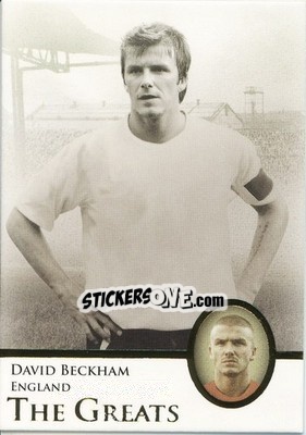 Sticker David Beckham - World Football UNIQUE 2013 - Futera