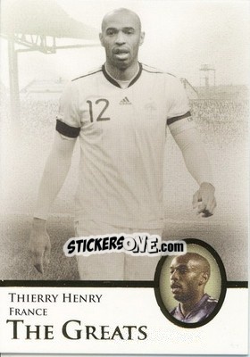 Sticker Thierry Henry - World Football UNIQUE 2013 n. 110 - Futera