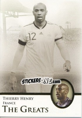 Cromo Thierry Henry - World Football UNIQUE 2013 - Futera