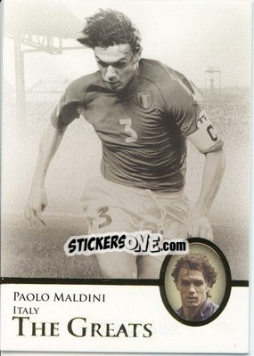 Cromo Paolo Maldini - World Football UNIQUE 2013 - Futera