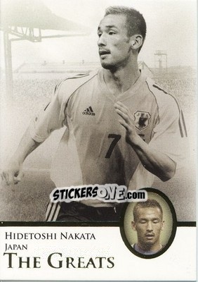 Sticker Hidetoshi Nakata - World Football UNIQUE 2013 n. 113 - Futera