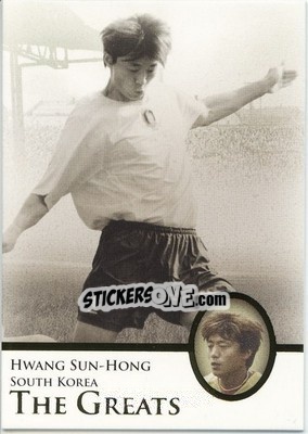 Sticker Hwang Sun-Hong - World Football UNIQUE 2013 - Futera