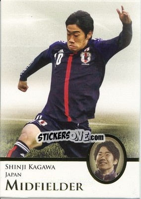 Sticker Shinji Kagawa - World Football UNIQUE 2013 - Futera