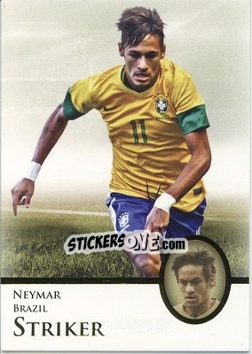 Cromo Neymar - World Football UNIQUE 2013 - Futera