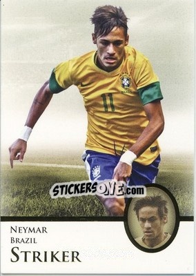 Sticker Neymar - World Football UNIQUE 2013 n. 126 - Futera