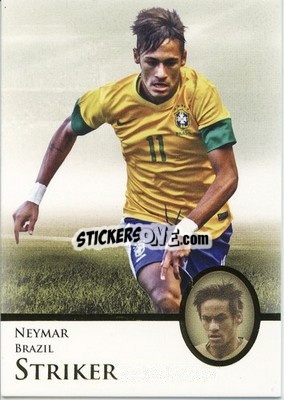 Sticker Neymar - World Football UNIQUE 2013 n. 126p - Futera