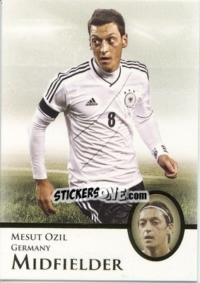 Sticker Mesut Ozil - World Football UNIQUE 2013 n. 127 - Futera