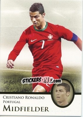 Sticker Cristiano Ronaldo - World Football UNIQUE 2013 n. 128 - Futera