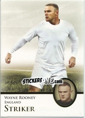 Sticker Wayne Rooney - World Football UNIQUE 2013 n. 129 - Futera