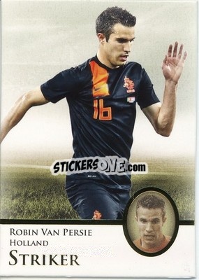 Sticker Robin van Persie - World Football UNIQUE 2013 n. 130p - Futera