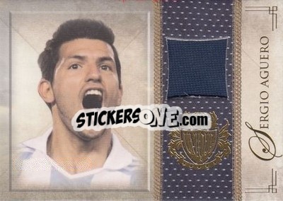 Sticker Sergio Aguero - World Football UNIQUE 2013 n. MEM01 - Futera