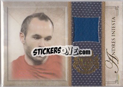 Sticker Andres Iniesta - World Football UNIQUE 2013 n. MEM12 - Futera