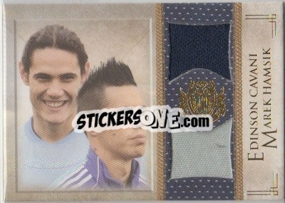 Sticker Edinson Cavani / Marek Hamsik - World Football UNIQUE 2013 n. MEM29 - Futera
