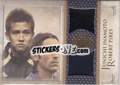 Sticker Junichi Inamoto / Robert Pires - World Football UNIQUE 2013 n. MEM32 - Futera