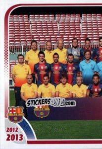 Sticker FC Barcelona team sticker - FC Barcelona 2012-2013 n. 2 - Panini