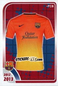 Sticker Equipacion (2) - FC Barcelona 2012-2013 n. 6 - Panini