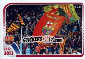 Sticker Camp Nou (Fans) - FC Barcelona 2012-2013 n. 8 - Panini