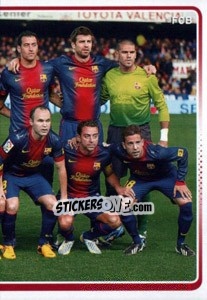 Figurina FC Barcelona (Team sticker 2012/2013)