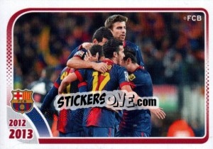 Sticker FC Barcelona (Celebration) - FC Barcelona 2012-2013 - Panini