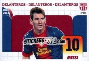 Sticker Messi (Delanteros) - FC Barcelona 2012-2013 n. 25 - Panini