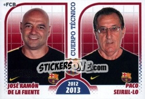 Sticker Jose Ramon de la Fuente / Paco Seirul-lo - FC Barcelona 2012-2013 n. 31 - Panini