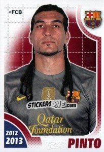 Figurina Pinto - FC Barcelona 2012-2013 n. 38 - Panini