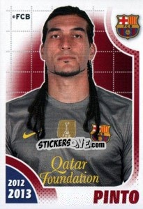 Sticker Pinto - FC Barcelona 2012-2013 - Panini