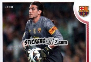 Cromo Pinto in action - FC Barcelona 2012-2013 - Panini