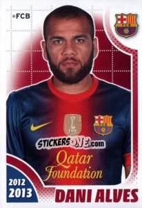 Sticker Dani Alves - FC Barcelona 2012-2013 - Panini