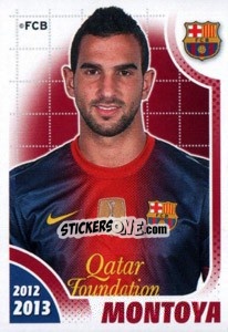Sticker Montoya - FC Barcelona 2012-2013 - Panini