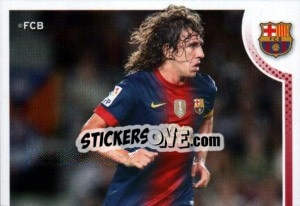 Sticker Puyol in action - FC Barcelona 2012-2013 n. 59 - Panini