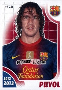 Sticker Puyol - FC Barcelona 2012-2013 n. 61 - Panini