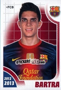 Sticker Bartra - FC Barcelona 2012-2013 n. 74 - Panini