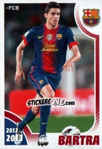 Cromo Bartra in action - FC Barcelona 2012-2013 - Panini