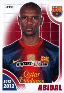 Figurina Abidal - FC Barcelona 2012-2013 - Panini