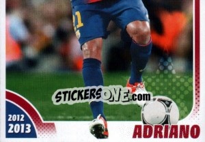 Cromo Adriano Correia in action - FC Barcelona 2012-2013 - Panini